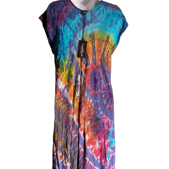 Long dress   Onesize.     CL/WH.   222461 - Picture 7 of 8